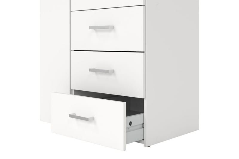 Space Garderob 78x200 cm - Vit - Förvaring - Klädförvaring - Garderob & garderobssystem