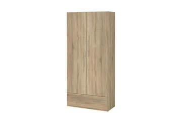 Space Garderobdsskåp 79x170 cm - Natur - Förvaring - Klädförvaring - Garderob & garderobssystem - Klädskåp & fristående garderob