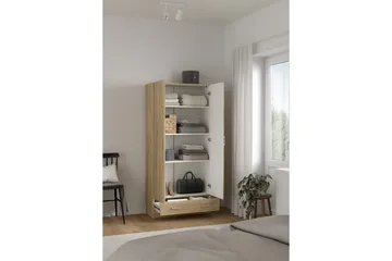 Space Garderobdsskåp 79x170 cm - Natur - Förvaring - Klädförvaring - Garderob & garderobssystem - Klädskåp & fristående garderob