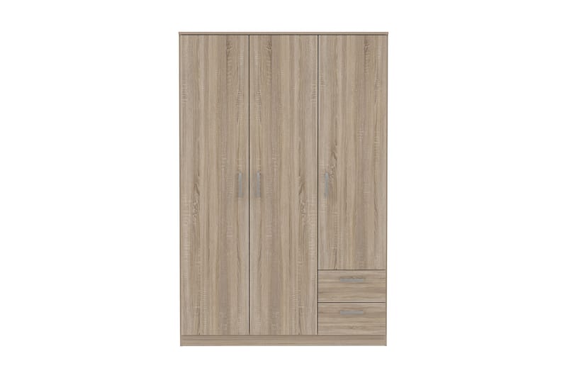 Steppello Garderob 123x185 cm - Brun - Förvaring - Klädförvaring - Garderob & garderobssystem