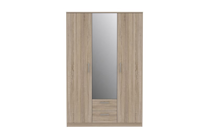 Steppello Garderob 123x185 cm - Brun - Förvaring - Klädförvaring - Garderob & garderobssystem