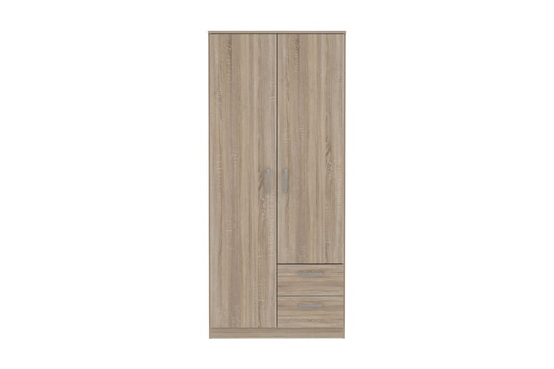 Steppello Garderob 82x185 cm - Brun - Förvaring - Klädförvaring - Garderob & garderobssystem