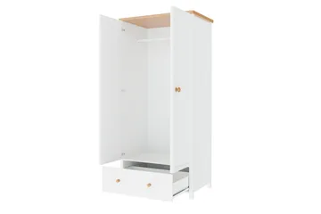 Story Garderob 85x52x196 cm - Vit - Förvaring - Klädförvaring - Garderob & garderobssystem