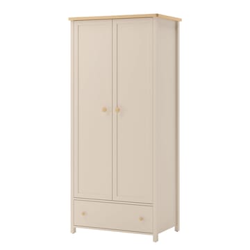 Storys garderob 85x187 cm - Beige, ek - Förvaring - Klädförvaring - Garderob & garderobssystem - Klädskåp & fristående garderob