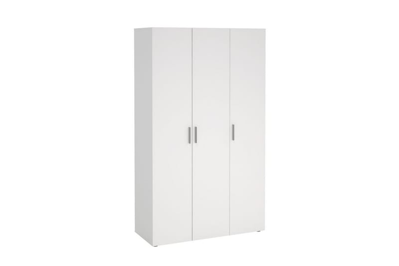 Suntia Garderob 118x201 cm - Vit - Förvaring - Klädförvaring - Garderob & garderobssystem