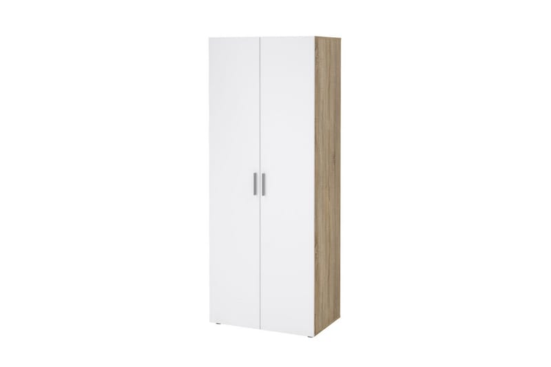 Suntia Garderob 79x201 cm - Vit - Förvaring - Klädförvaring - Garderob & garderobssystem
