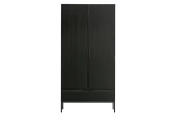 Swichor Garderob 180 cm - Svart - Förvaring - Klädförvaring - Garderob & garderobssystem