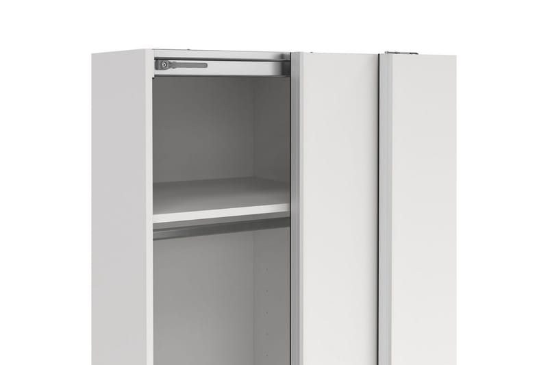 Takeru Garderob 119x200 cm - Vit - Förvaring - Klädförvaring - Garderob & garderobssystem