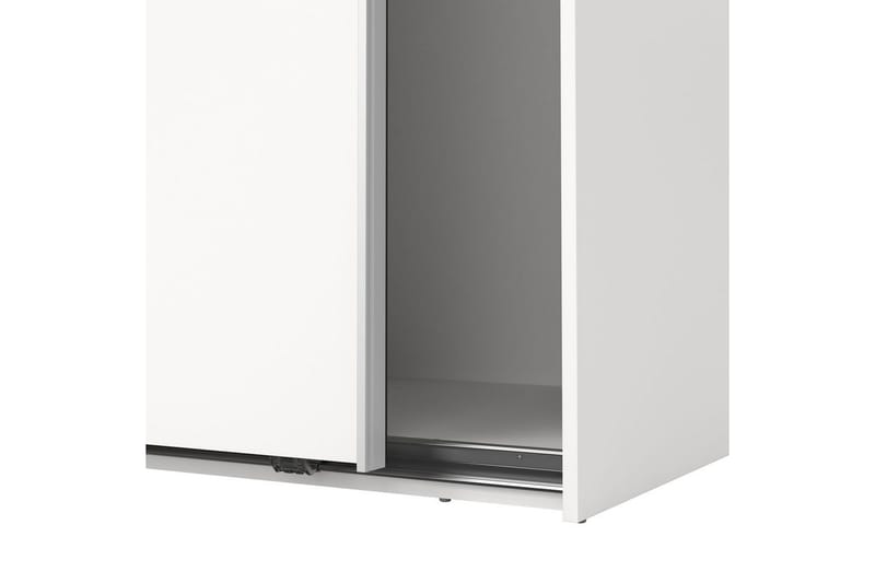 Takeru Garderob 119x200 cm - Vit - Förvaring - Klädförvaring - Garderob & garderobssystem