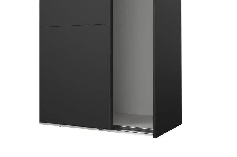 Takeru Garderob 179x200 cm - Svart - Förvaring - Klädförvaring - Garderob & garderobssystem