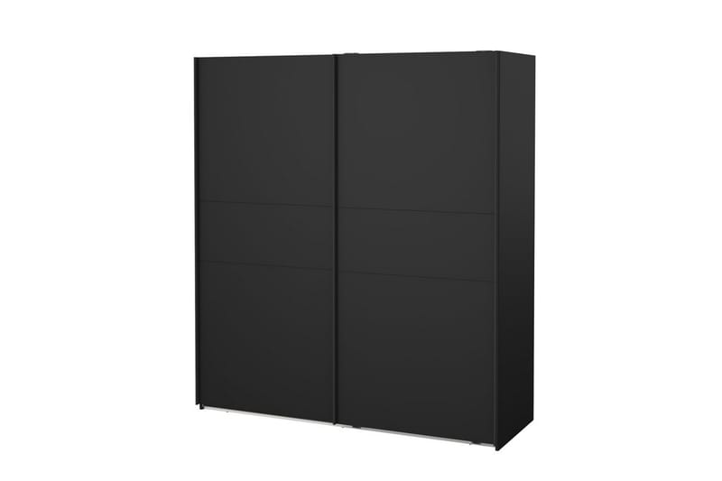Takeru Garderob 179x200 cm - Svart - Förvaring - Klädförvaring - Garderob & garderobssystem