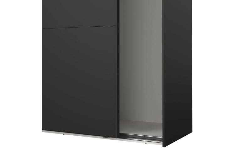 Takeru Garderob 179x200 cm - Svart - Förvaring - Klädförvaring - Garderob & garderobssystem