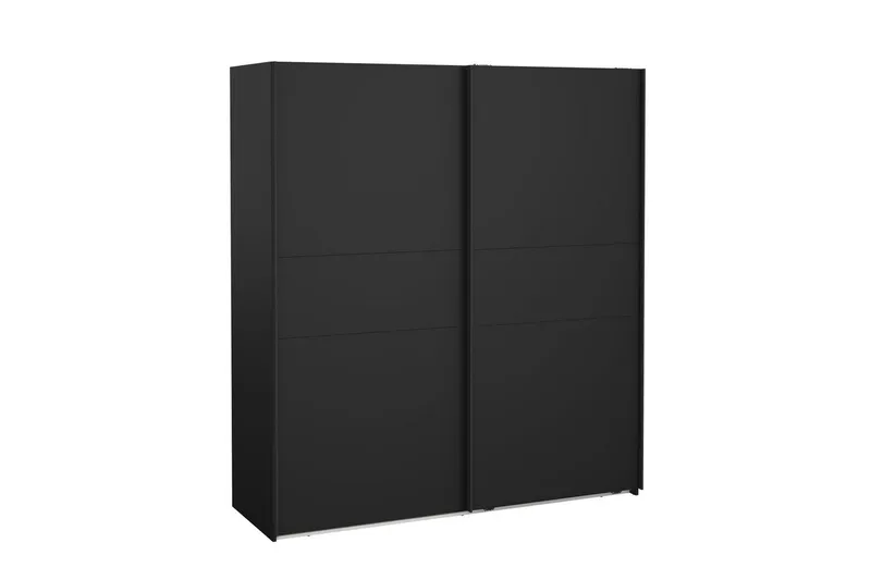 Takeru Garderob 179x200 cm - Svart - Förvaring - Klädförvaring - Garderob & garderobssystem
