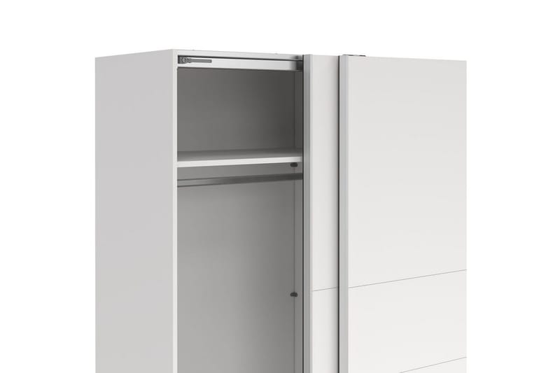 Takeru Garderob 179x200 cm - Vit - Förvaring - Klädförvaring - Garderob & garderobssystem