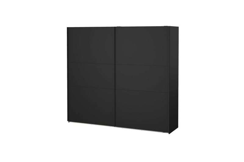 Takeru Garderob 244x221 cm - Svart - Förvaring - Klädförvaring - Garderob & garderobssystem