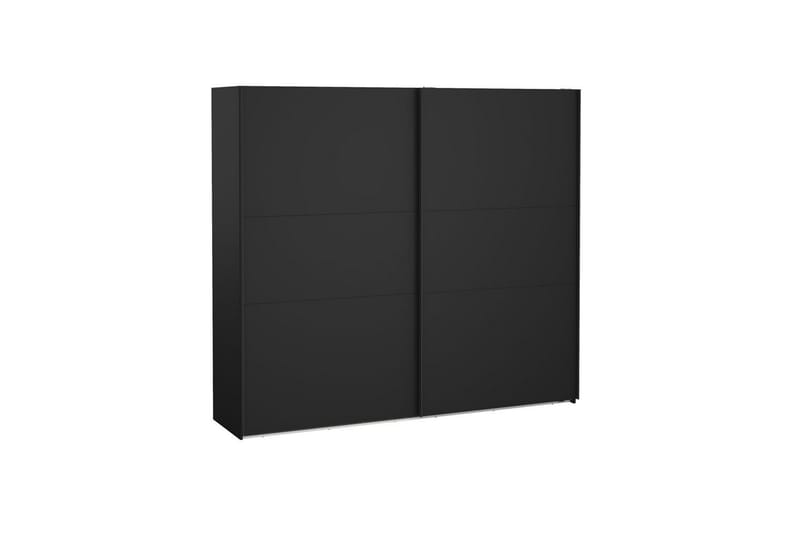 Takeru Garderob 244x221 cm - Svart - Förvaring - Klädförvaring - Garderob & garderobssystem