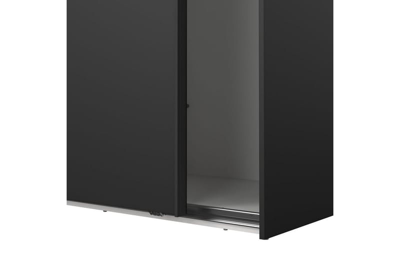Takeru Garderob 244x221 cm - Svart - Förvaring - Klädförvaring - Garderob & garderobssystem