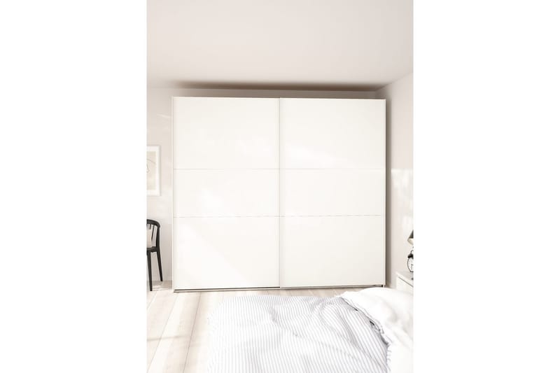 Takeru Garderob 244x221 cm - Vit - Förvaring - Klädförvaring - Garderob & garderobssystem