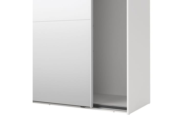 Takeru Garderob med Spegel 179x200 cm - Vit - Förvaring - Klädförvaring - Garderob & garderobssystem