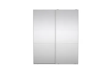Takeru Garderob med Spegel 179x220 cm - Vit - Förvaring - Klädförvaring - Garderob & garderobssystem