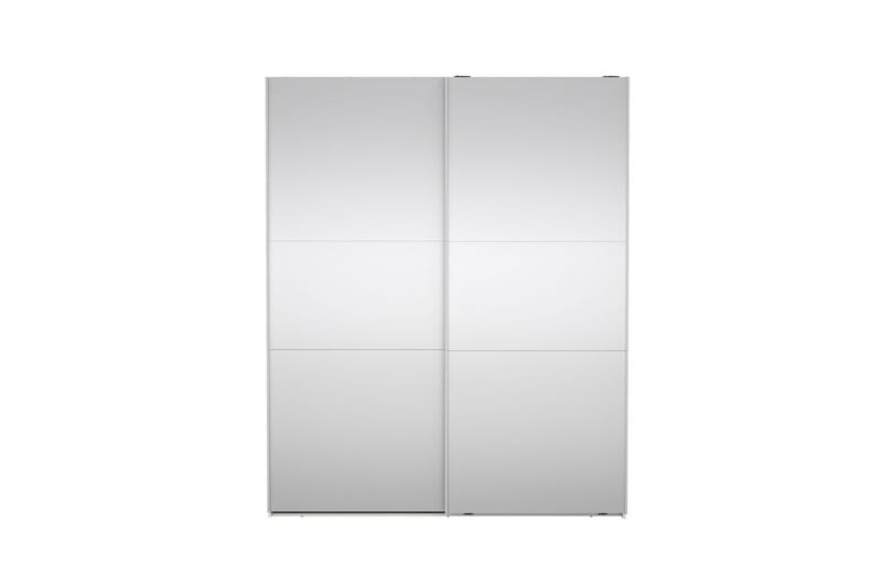 Takeru Garderob med Spegel 179x220 cm - Vit - Förvaring - Klädförvaring - Garderob & garderobssystem
