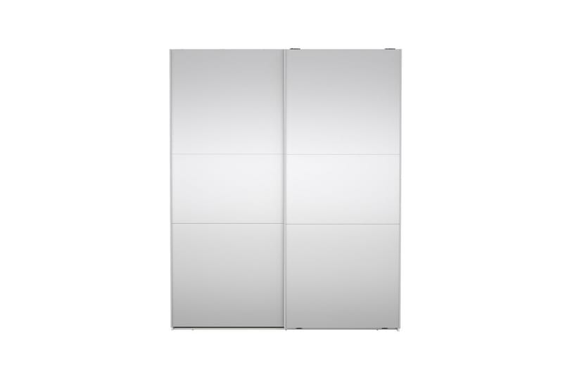 Takeru Garderob med Spegel 179x220 cm - Vit - Förvaring - Klädförvaring - Garderob & garderobssystem