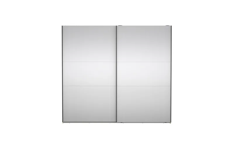 Takeru Garderob med Spegel 244x220 cm - Natur - Förvaring - Klädförvaring - Garderob & garderobssystem