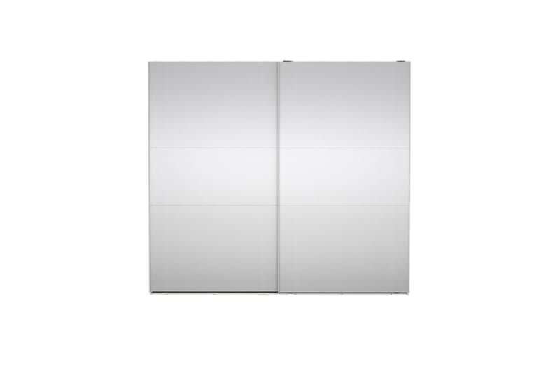 Takeru Garderob med Spegel 244x220 cm - Vit - Förvaring - Klädförvaring - Garderob & garderobssystem