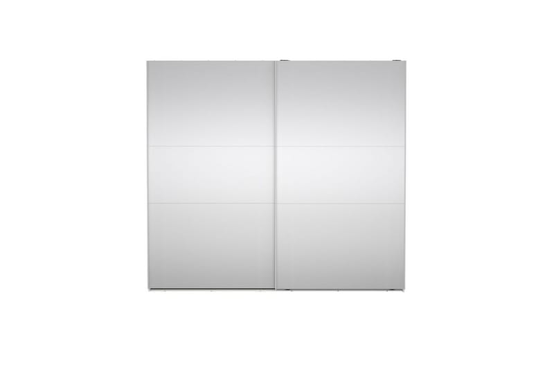 Takeru Garderob med Spegel 244x220 cm - Vit - Förvaring - Klädförvaring - Garderob & garderobssystem