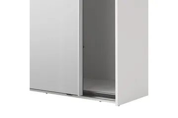 Takeru Garderob med Spegel 244x220 cm - Vit - Förvaring - Klädförvaring - Garderob & garderobssystem