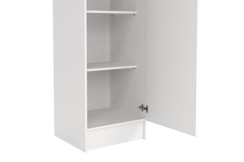 Talim Garderobdsskåp 49x200 cm - Vit - Förvaring - Klädförvaring - Garderob & garderobssystem - Klädskåp & fristående garderob
