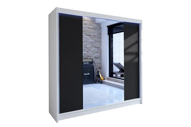 Talin Garderob 180x58x215 cm, Vit