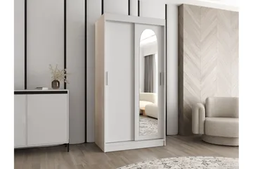 Tallmo Garderob m. Spegel 100x200 cm - Förvaring - Klädförvaring - Garderob & garderobssystem