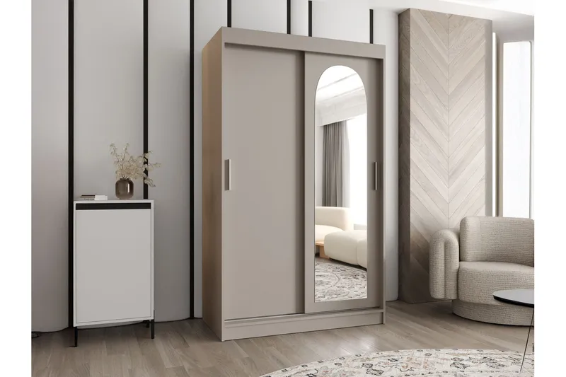 Tallmo Garderob m. Spegel 120x200 cm - Förvaring - Klädförvaring - Garderob & garderobssystem