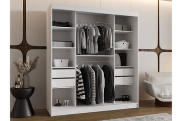 Tallmo Garderob m. Spegel 180x200 cm - Förvaring - Klädförvaring - Garderob & garderobssystem