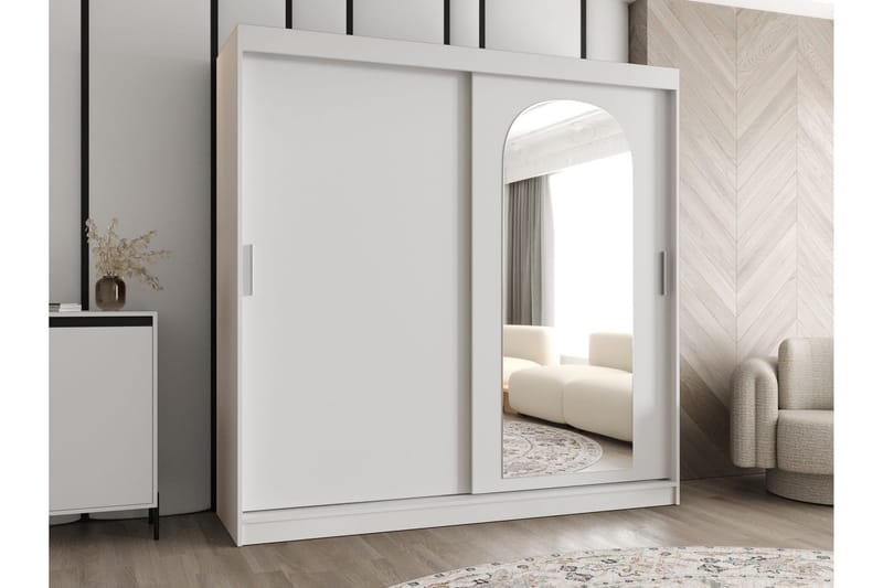 Tallmo Garderob m. Spegel 200x200 cm - Förvaring - Klädförvaring - Garderob & garderobssystem