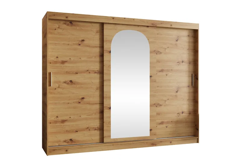 Tallmo Garderob m. Spegel 250x200 cm - Förvaring - Klädförvaring - Garderob & garderobssystem