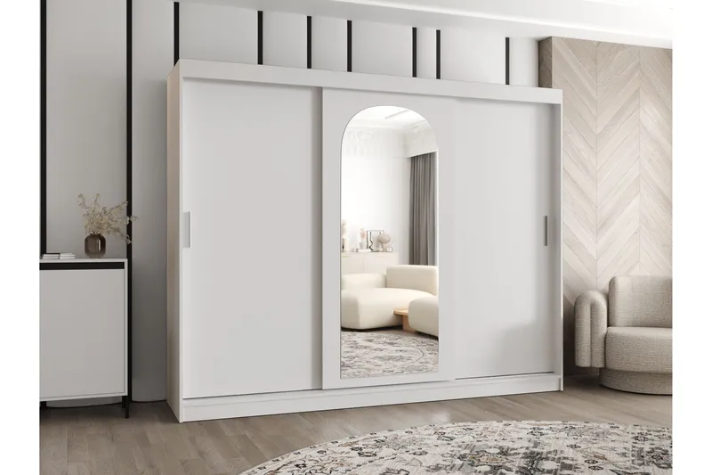 Tallmo Garderob m. Spegel 250x200 cm - Förvaring - Klädförvaring - Garderob & garderobssystem