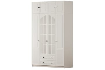 Talren Garderob 140x210 cm - Matt Vit - Förvaring - Klädförvaring - Garderob & garderobssystem