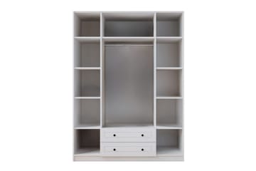 Talren Garderob 140x210 cm - Matt Vit - Förvaring - Klädförvaring - Garderob & garderobssystem