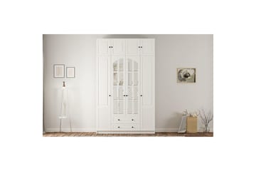 Talren Garderob 140x210 cm - Matt Vit - Förvaring - Klädförvaring - Garderob & garderobssystem