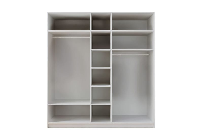 Talren Garderob 175x240 cm - Matt Vit - Förvaring - Klädförvaring - Garderob & garderobssystem - Klädskåp & fristående garderob