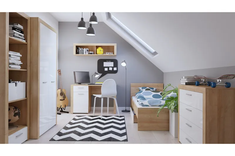 Tarka Garderob - Trä/natur|Vit - Förvaring - Klädförvaring - Garderob & garderobssystem