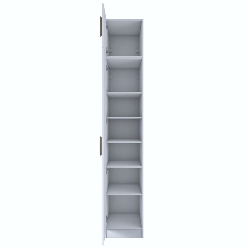 Tavren Garderob 45x255x57,5 cm - Vit - Förvaring - Klädförvaring - Garderob & garderobssystem - Klädskåp & fristående garderob