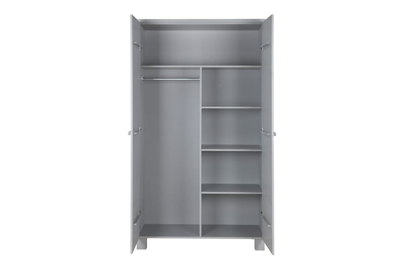 Tenney Garderob 202 cm - Grå Tall - Förvaring - Klädförvaring - Garderob & garderobssystem
