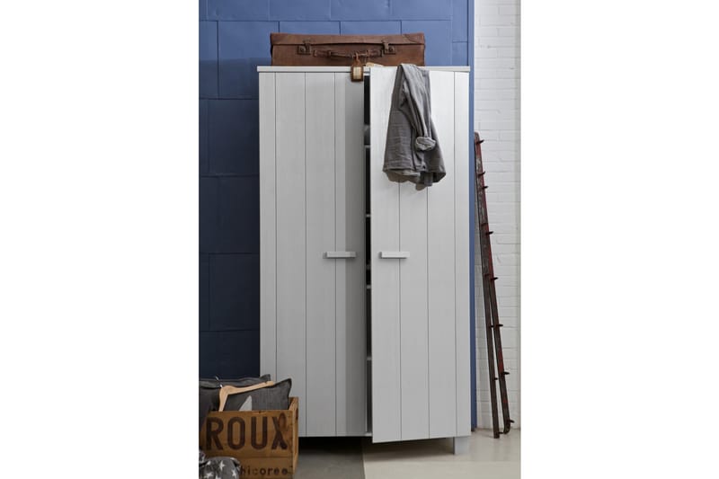 Tenney Garderob 202 cm - Grå Tall - Förvaring - Klädförvaring - Garderob & garderobssystem