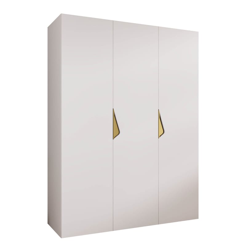 Tensa Garderob 150 cm - Vit / guld - Förvaring - Klädförvaring - Garderob & garderobssystem - Klädskåp & fristående garderob