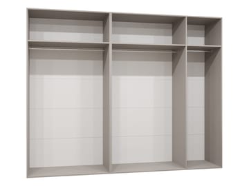 Tensa Garderob 250 cm - Cashmere / svart - Förvaring - Klädförvaring - Garderob & garderobssystem - Klädskåp & fristående garderob