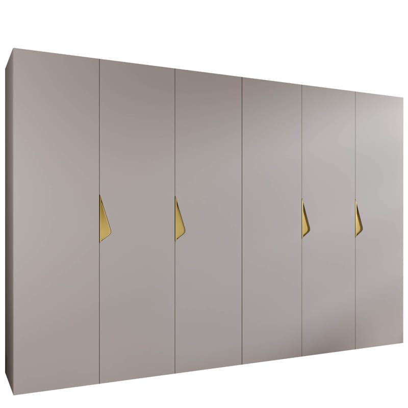 Tensa Garderob 300 cm, Cashmere/guld