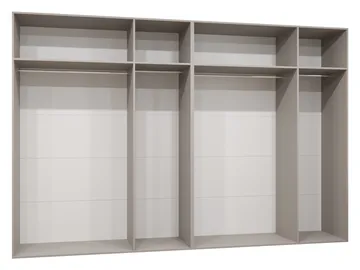 Tensa Garderob med spegel 300 cm - svart - Förvaring - Klädförvaring - Garderob & garderobssystem
